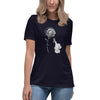 Brain Cancer Women's Elephant Flwr Tee - JohnVsGBMNavyS