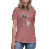 Brain Cancer Women's Elephant Flwr Tee - JohnVsGBMHeather MauveS