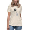 Brain Cancer Women's Elephant Flwr Tee - JohnVsGBMHeather Prism NaturalS