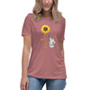 Brain Cancer Women's Elephant Tee - JohnVsGBMHeather MauveS