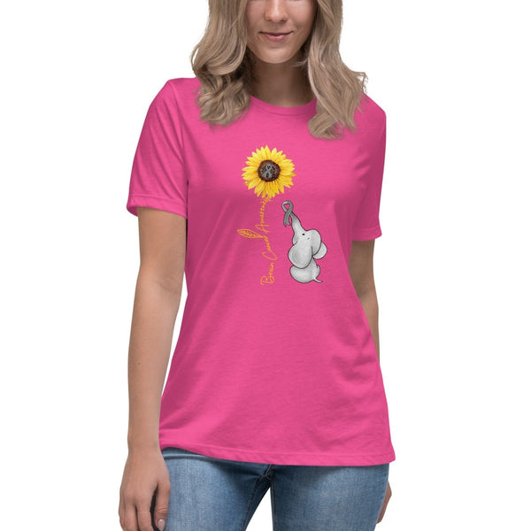 Brain Cancer Women's Elephant Tee - JohnVsGBMBerryS