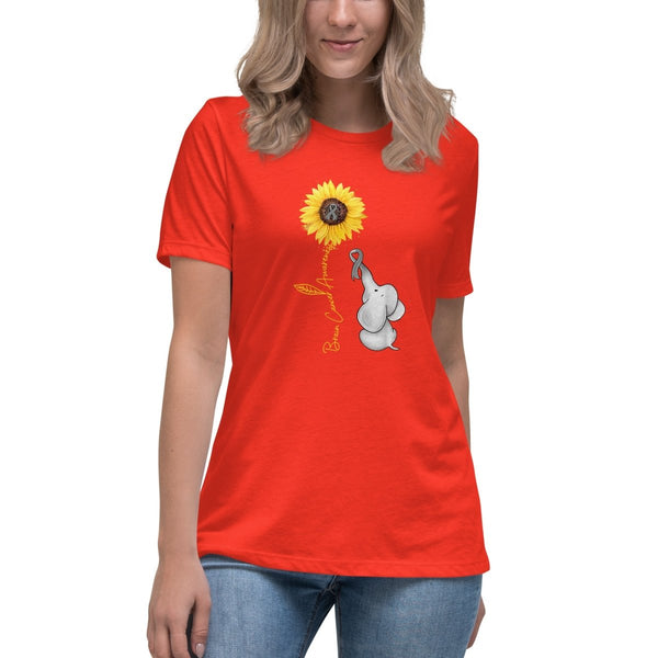Brain Cancer Women's Elephant Tee - JohnVsGBMPoppyS
