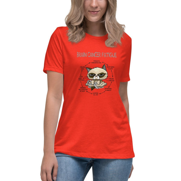 Brain Cancer Women's Fatigue Tee - JohnVsGBMPoppyS