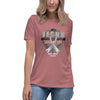 Brain Cancer Women's Jesus Saved Tee - JohnVsGBMHeather MauveS