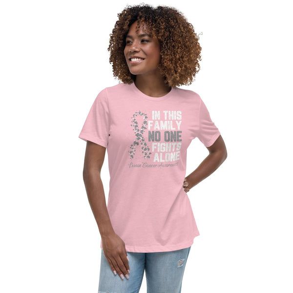 Brain Cancer Women's No One Tee - JohnVsGBMPinkS