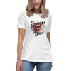 Brain Cancer Women's Paint Splash Tee - JohnVsGBMWhiteS