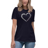 Brain Cancer Women's Ribbon H Tee - JohnVsGBMNavyS