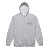 Brain Cancer Zip Up Dream Catcher Hoodie - JohnVsGBMSport GreyS