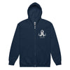 Brain Cancer Zip Up Survivor Hoodie - JohnVsGBMNavyS