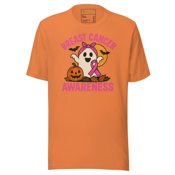 Breast Cancer Boo Tee - JohnVsGBMBurnt OrangeXS