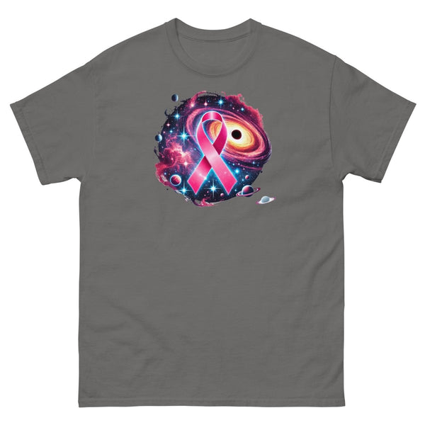 Breast Cancer Galaxy Tee - JohnVsGBMCharcoalS