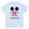 Breast Cancer Mouse Light Pink Ribbon Tee - JohnVsGBMLight BlueS