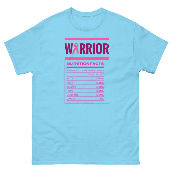 Breast Cancer Nutritional Facts Tee - JohnVsGBMSkyS