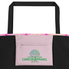 Breast Cancer Pink Large Tote Bag - JohnVsGBMBlack