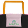 Breast Cancer Pink Large Tote Bag - JohnVsGBMYellow