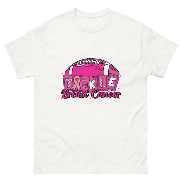Breast Cancer Tackle Tee - JohnVsGBMWhiteS