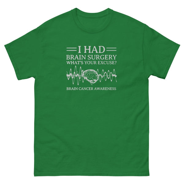 Brian Cancer What's Your Excuse Tee - JohnVsGBMTurf GreenS