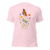 Butterfly Stems Tee - JohnVsGBMSoft PinkS