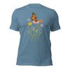 Butterfly Stems Tee - JohnVsGBMSteel BlueS