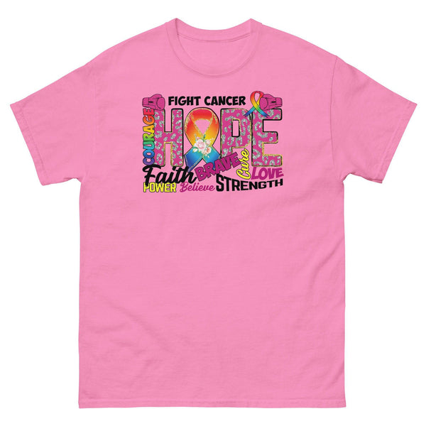 Cancer Awareness Hope Classic Tee - JohnVsGBMAzaleaS
