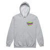 Cancer Era Zip Up Hoodie - JohnVsGBMSport GreyS