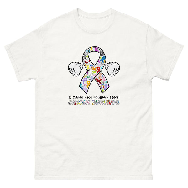 Cancer Fought Cancer Things Classic Tee - JohnVsGBMWhiteS