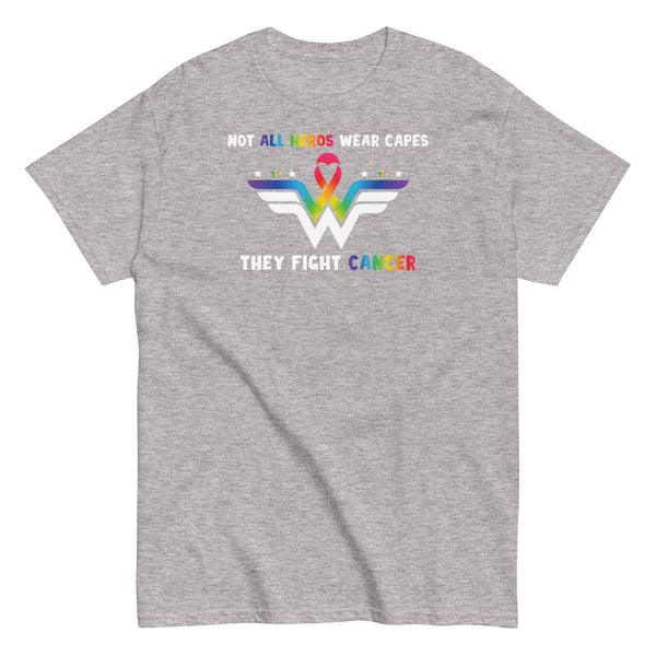 Cancer Hero Cape Classic Tee - JohnVsGBMSport GreyS