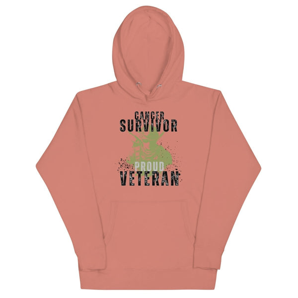 Cancer Survivor Soldier Green Hoodie - JohnVsGBMDusty RoseS