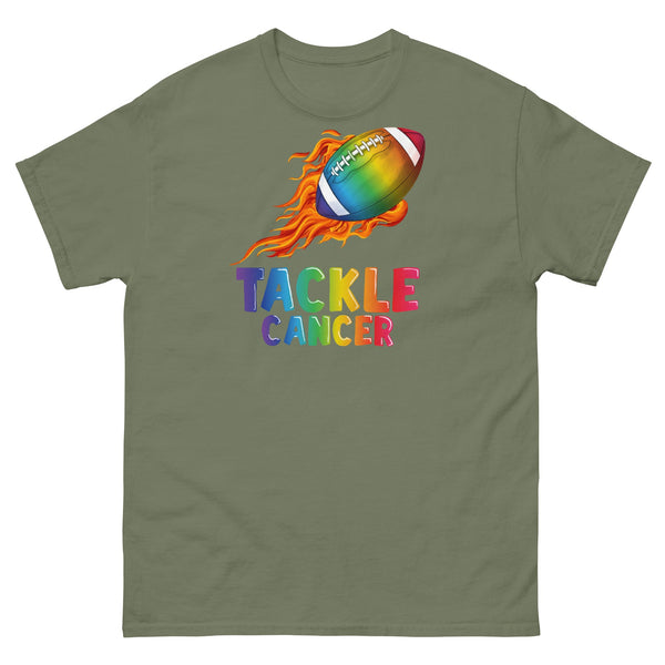 Cancer Tackle Tee - JohnVsGBMMilitary GreenS