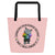 Cat Fights Cancer Tote Bag - JohnVsGBMBlack