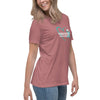 Cervical Cancer Women's Heart Tee - JohnVsGBMHeather MauveS