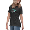 Cervical Cancer Women's Heart Tee - JohnVsGBMDark Grey HeatherS