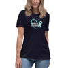 Cervical Cancer Women's Heart Tee - JohnVsGBMNavyS