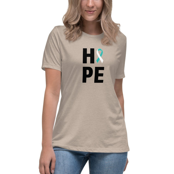 Cervical Cancer Women's Hope Tee - JohnVsGBMHeather StoneS