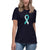 Cervical Cancer Women's Ribbon Tee - JohnVsGBMNavyS