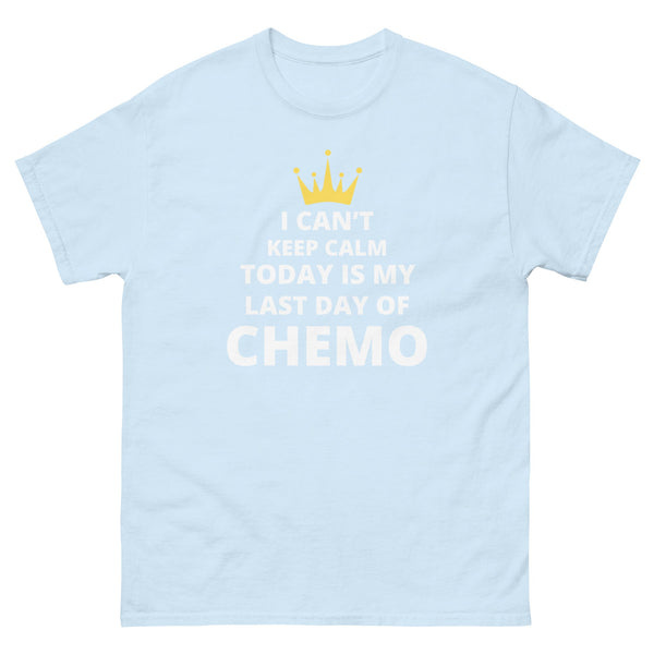 Chemo Last Day Tee - JohnVsGBMLight BlueS