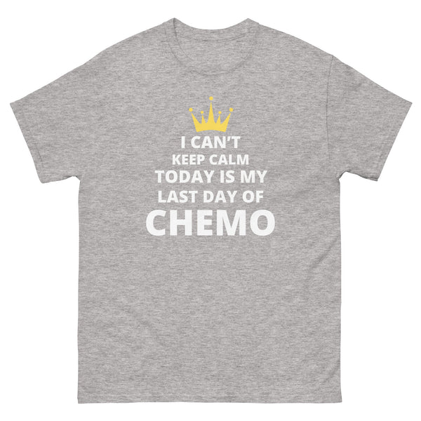 Chemo Last Day Tee - JohnVsGBMSport GreyS