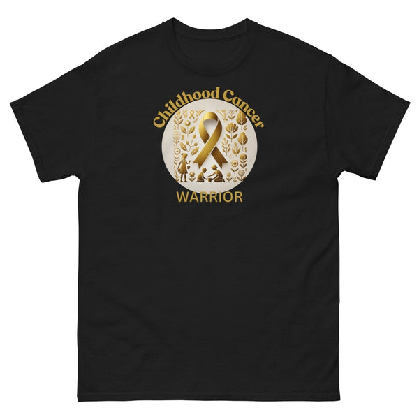 Childhood Cancer Adult Warrior Tee - JohnVsGBMBlackS