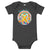 Childhood Cancer Brave Onesie - JohnVsGBMDark Grey Heather3 - 6m