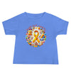 Childhood Cancer Mighty Tee - JohnVsGBMHeather Columbia Blue6 - 12m