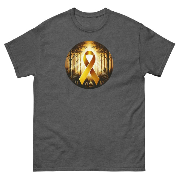 Childhood Cancer Sun Forest Tee - JohnVsGBMDark HeatherS
