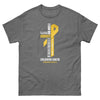 Childhood Cancer Through Christ Tee - JohnVsGBMGraphite HeatherS