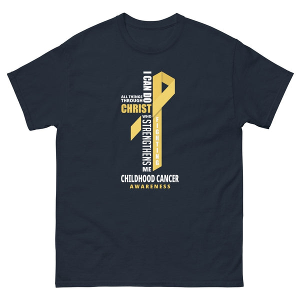 Childhood Cancer Through Christ Tee - JohnVsGBMNavyS