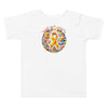 Childhood Cancer Toddler Mighty Tee - JohnVsGBMWhite2T