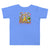 Childhood Cancer Toddler Rainbow Monkey Onesie - JohnVsGBMHeather Columbia Blue2T