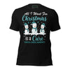 Christmas Cervical WIsh Tee - JohnVsGBMBlackXS