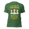 Christmas Childhood Cancer Wish Tee - JohnVsGBMHeather Grass GreenXS