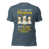 Christmas Childhood Cancer Wish Tee - JohnVsGBMHeather SlateXS