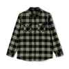 Christmas Colon Cancer Flannel - JohnVsGBMGrey Heather/ BlackXS