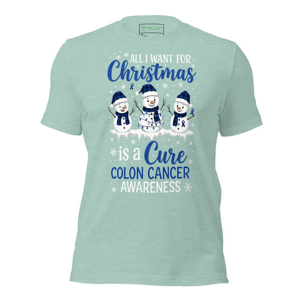 Christmas Colon WIsh Tee - JohnVsGBMHeather Prism Dusty BlueXS